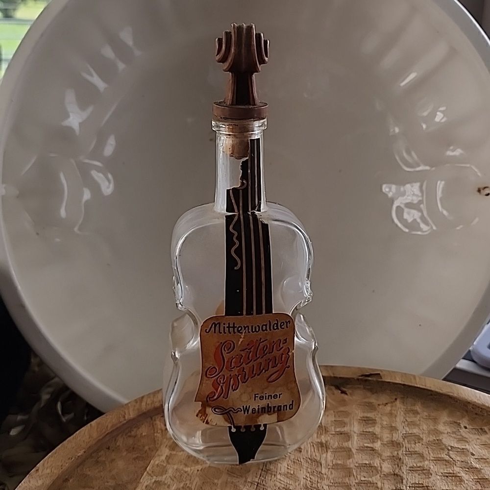Vintage Violin Mittenwalder Saiten~Sprung  Bottle
